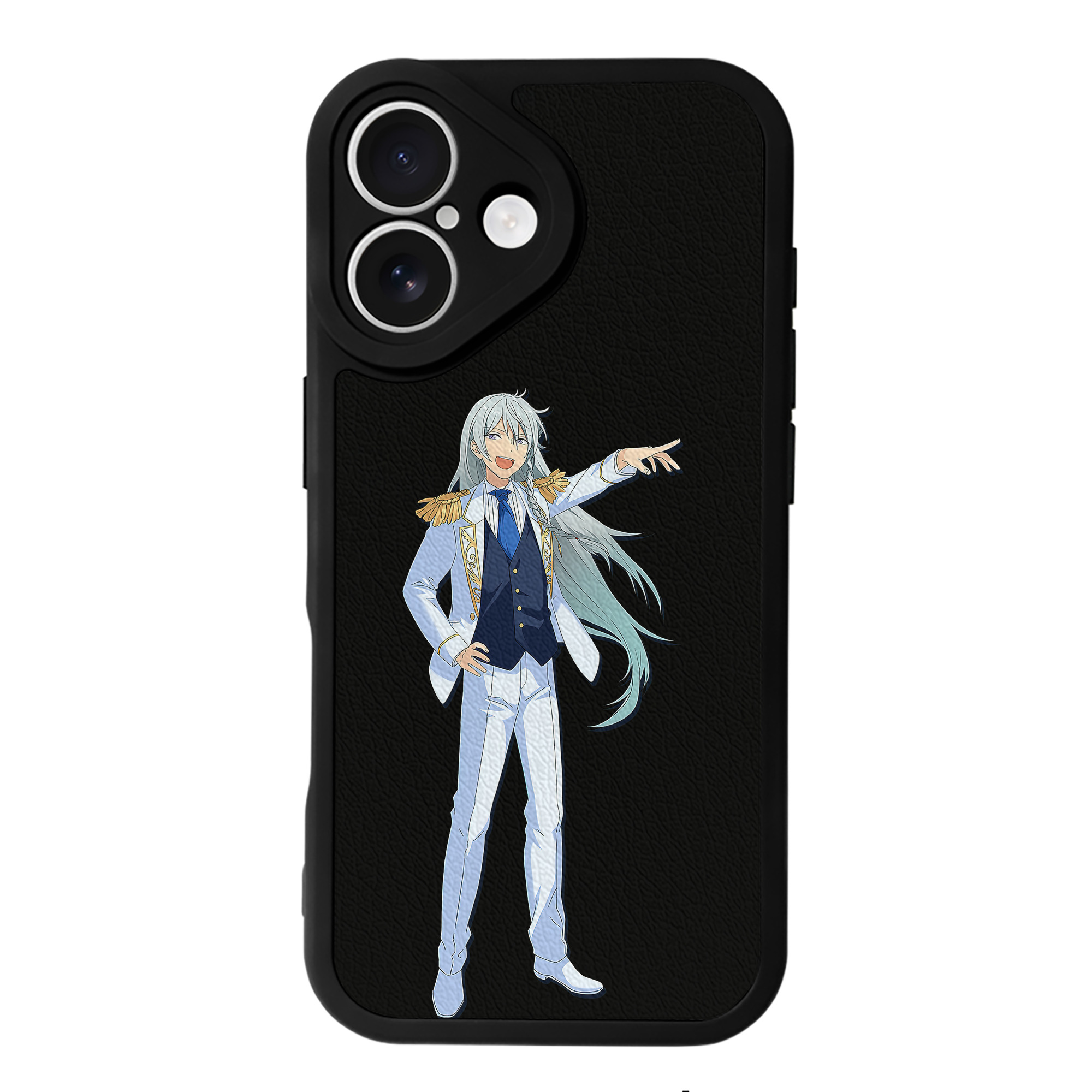 （画像用） あんさんぶるスターズ! Ensemble Stars 【iPhone 16シリーズ対応】シリコンスマホケース（レザー調） 材質：シリコン
